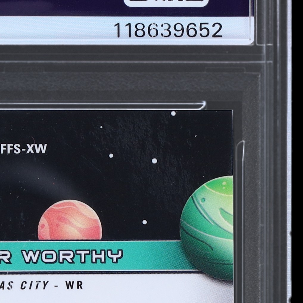 2024 Xavier Worthy #FFSXW PSA 10 RC 2/25 Football Gem Mint Topps AUTO view 9