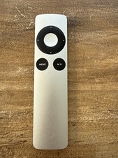 Genuine Apple Remote A1294 Silver Aluminum IR Control for Apple TV Mac Tested