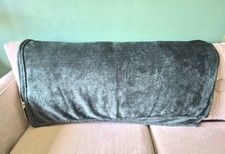 Dark Green Blanket Throw - 180cm x 120cm