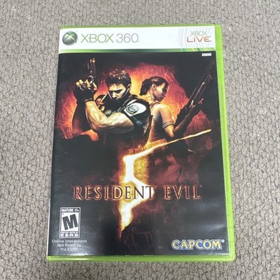 Capcom Resident Evil 5 Xbox 360 Action Shooter 2009 CIB Manual Included