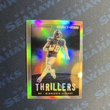 2023 Panini Rookies & Stars Thrillers Prizm Justin Jefferson #TH-20 Vikings