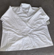 5XL-Wonder Wink Unisex Lab Coat White J-113