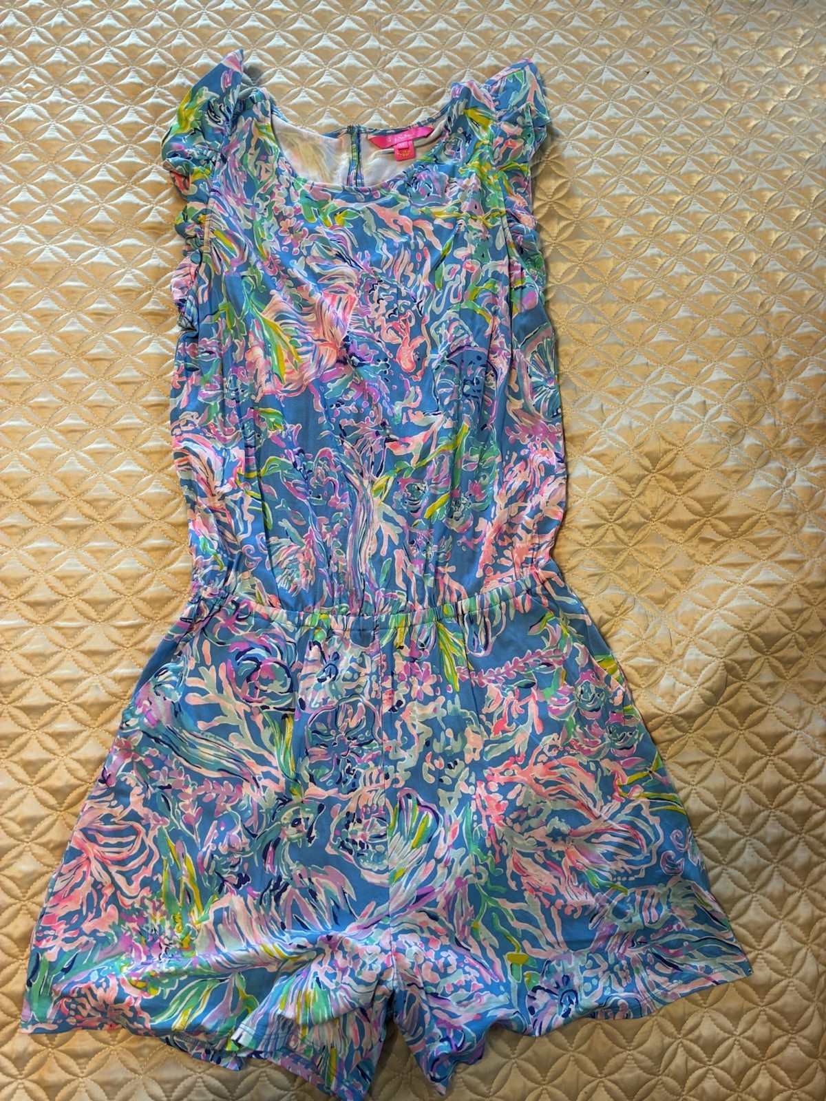 Lilly Pulitzer Patsi Multicolored Romper Women’s Size M