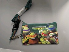 Teenage Mutant Ninja Turtle Grn Lanyard ID Ticket Badge Key Chain Holder Wallet