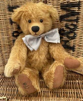 Robin Rive Teddybär Ltd Ed. - 46 cm, rötlich-blondes Mohair Made in New Zealand