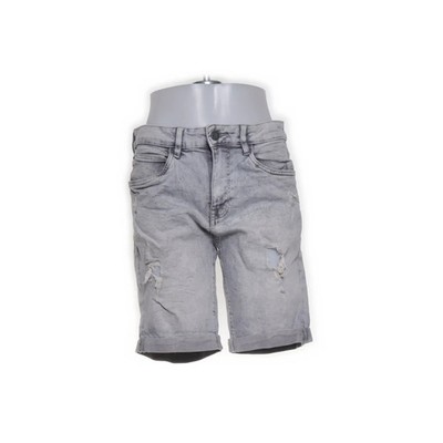 Bershka Denim, Jeans Shorts, Größe: 38, Grau, Einfarbig, Denim, Damen #qQH