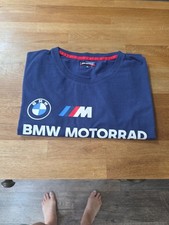 Genuine Bmw Motorrad M Logo Motorsport T-shirt Blue Size - Ex Large