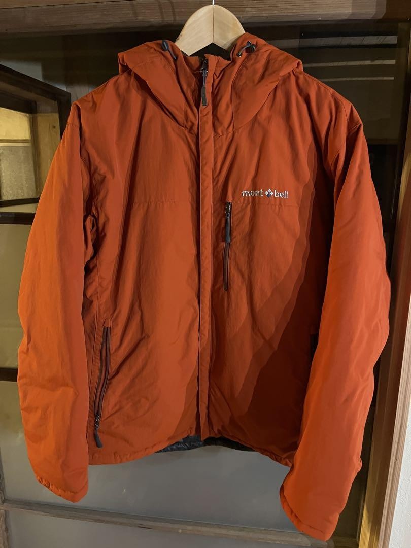 Mont-Bell Down Jacket Reversible Orange/Charcoal | eBay