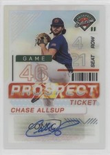 2024 Panini Prospect Edition Silver Prizm Signatures Chase Allsup #75 Auto 13ql