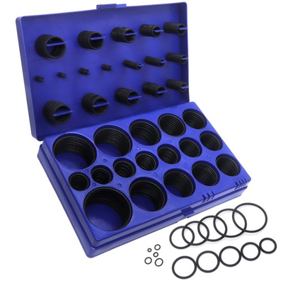 #ad 407 Pieces SAE Universal ORing Kit Set of 32 USA Standard Sizes BunaN 70A ... $19.93