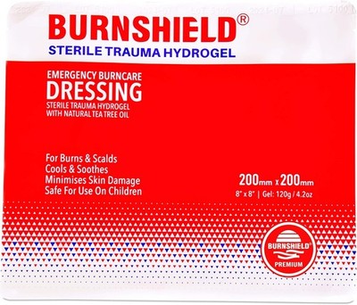 Burnshield Sterile Emergency Burn Dressing 8''x8'' (20cm x 8 Inch x 8 