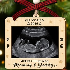 Baby Ultrasound Picture Frame Ornament, Ultrasound Picture Frames, Pregnancy ...