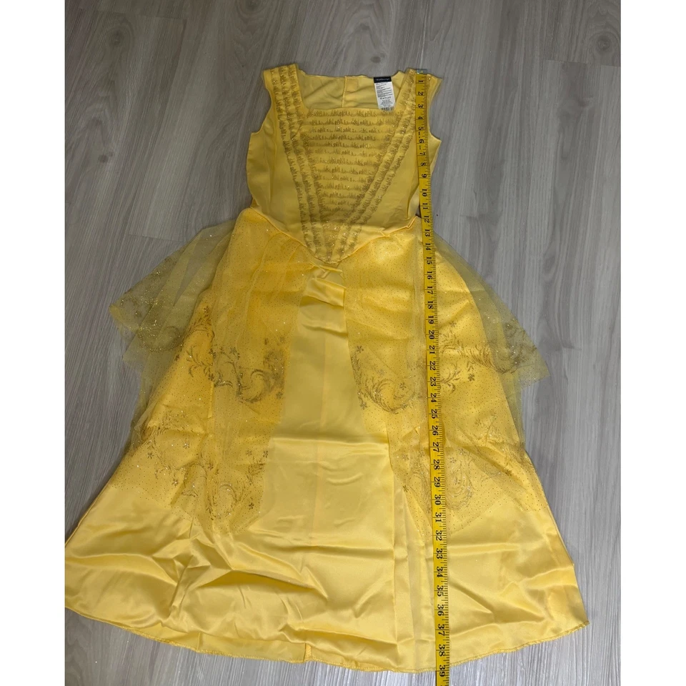 DisneyPrincesa La Bella y la Bestia Campana Vestido de Salón Niñas Talla M (7-8) T Foto 4 de 4