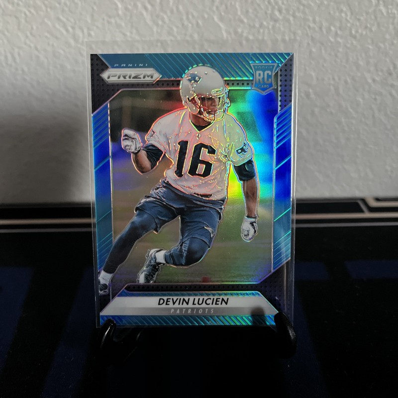 2016 Panini Prizm - Rookie Devin Lucien #299 Light Blue Prizm /199 (RC)