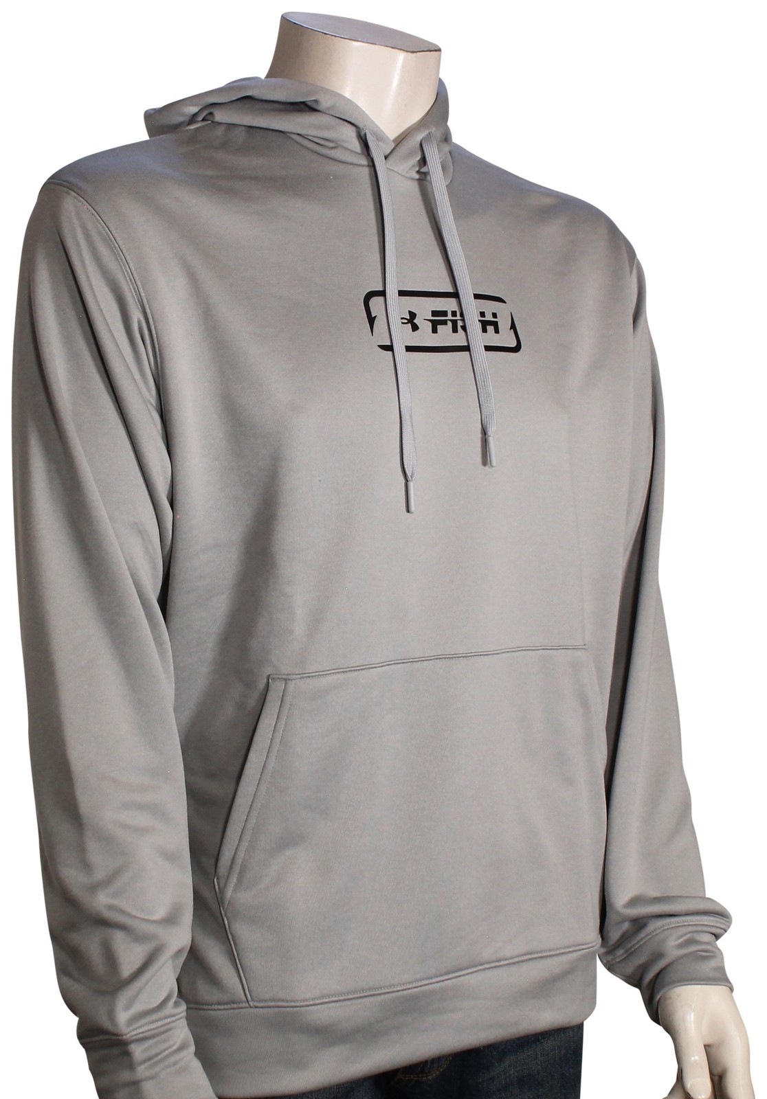 Толстовка Under Armour UA Fish Pro с капюшоном - Серый Halo - Новинка 11990₽