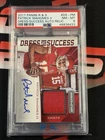 2017 Rookie & Stars Patrick Mahomes RPA /99 Dress For Success PSA 8 ROOKIE AUTO