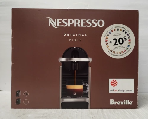 (N95491-1) Nespresso BEC440TTN1BUC1 Original Pixie Coffee Maker