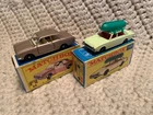 Lot Of 2 Matchbox/Lesney 60's Ford Sedans #25 Ford Cortina & #45 Ford Corsair