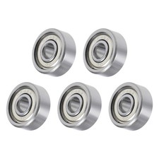 Deep Groove Ball Bearing 624ZZ 4x13x5mm 5Pcs Steel Double Shielded Bearings