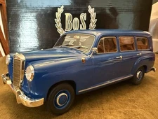 BOS 1/18 MERCEDES BENZ - 180D KOMBI (W180) 1954 Best of Show Models LE Blue READ