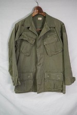 1969 U.S. Army Jungle Fatigue Jacket 5th Model Size S-R Vintage