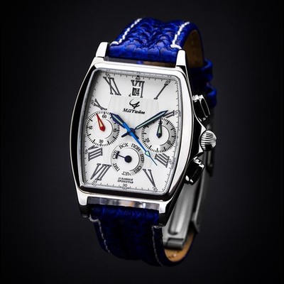 Poljot Chronograph 31677 MAKTIME Wochentagkalender russische mechanische Uhr 