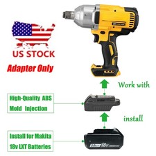 1x Adapter for Dewalt 20V Series Tools,Compatible with Makita 18V LXT Batteries
