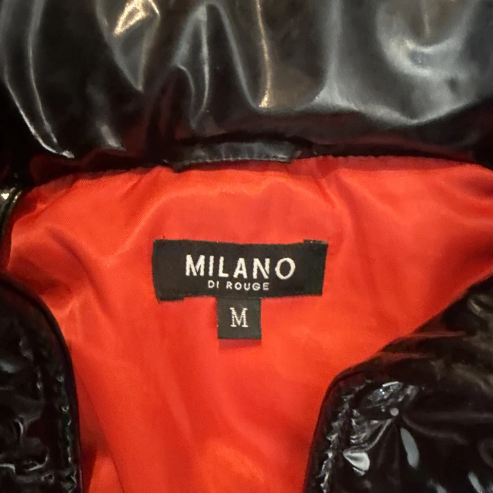 Milano Di Rouge Elliot Puffer Coat Black Size M - Image 2 of 4