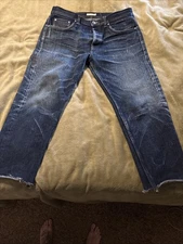 Unbranded 21oz Selvedge Heavyweight Indigo Denim Jeans Size 33 X25