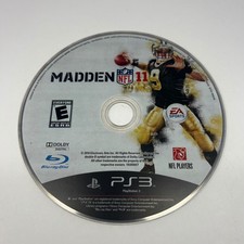 Madden NFL 11 Video Game Disc Only Sony PlayStation 3 PS3 EA Sports