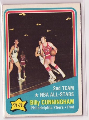 1972-73 Topps - All Star Billy Cunningham #167
