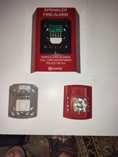 Potter Fire Sprinkler Notification  Horn Strobe Appliance