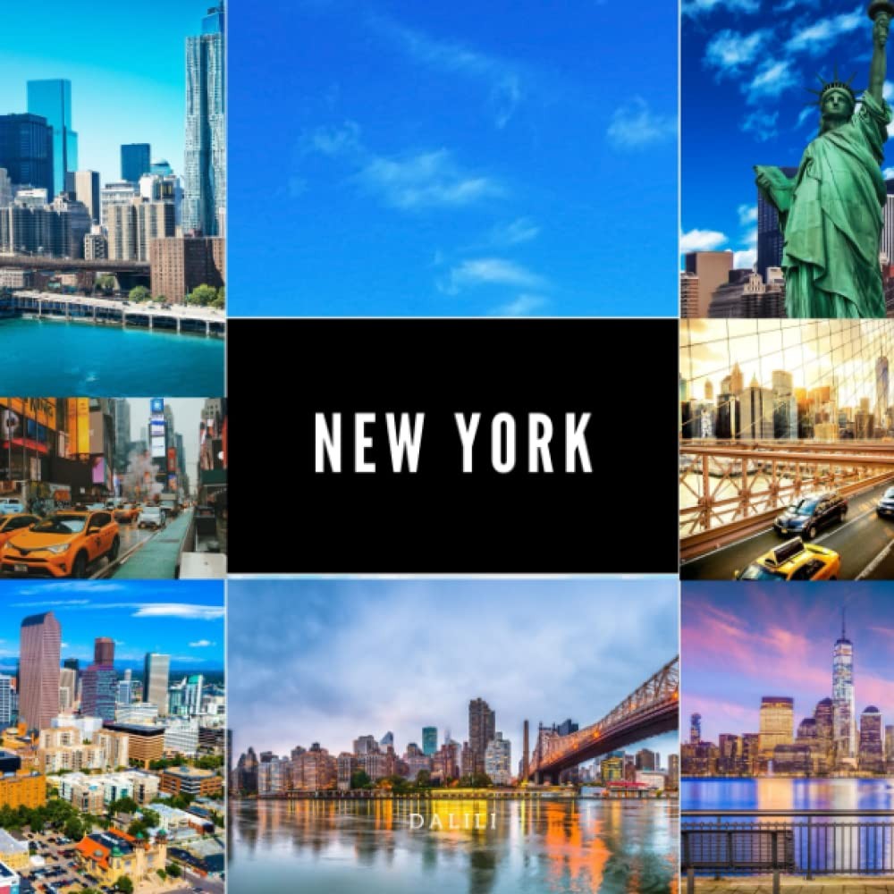 New York: A Beautiful Landscape Travel Photography Coffee Table Picture Book wi