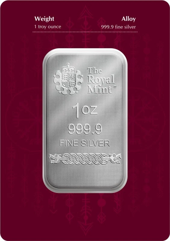 Silberbarren 1 oz  Norse Gods - #3. Loki - The Royal Mint - Germania Mint Silber - Bild 2 von 4