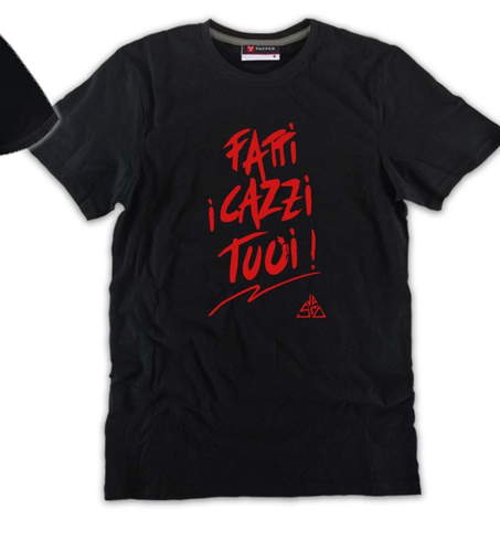 T-shirt Vasco rossi Blasco Fatti i Cazzi tuoi nera bianca uomo donna anni 80 90 - Afbeelding 14 van 17
