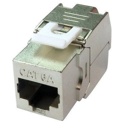 Cables Direct Cat6A geschirmte Keystone-Buchse - werkzeuglos