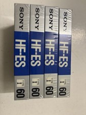 Bande cassette audio vierge SONY HF-ES 60 (scellée) neuve !