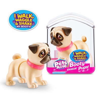 NEW Zuru PUG Pets Alive Booty Shakin' Pups! Interactive Toy Figure
