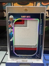 2025 Panini Silhouette Randy Moss Jumbo Memorabilia 4 Colors 5/25 Patriots