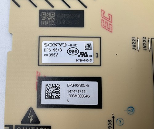 Power Supply Board 1-474-717-11 / DPS-95/B for Sony XBR75Z9F 65" 4K Smart LED TV - Picture 3 of 4