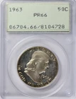 1963 PCGS PR66 OGH Rattler Franklin Half Dollar