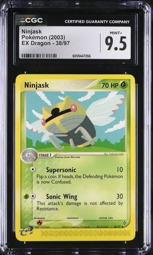 Ninjask graded CGC 9.5 for sale on eBay