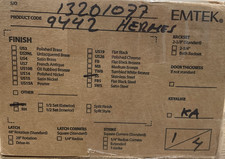 Emtek 9442HELHSS Stretto Keyed Sideplate Entr...