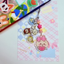 Chiikawa/Usagi double sided tassel acrylic phonecharm phonestrap
