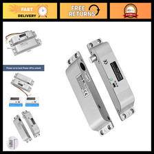 Metal Electric Bolt Door Lock - DC 12V Fail-Safe NC Mode, Access Control System,