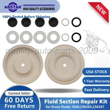 D07-525 D07525 Fluid Section Repair Kit for Graco Husky 1040 1" Diaphragm Pump