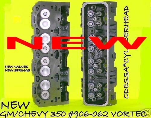 NEW GM 5.7 350 V8 OHV # 906 / 062 Cylinder Head Pair VORTEC EngineQuest 96  - 02