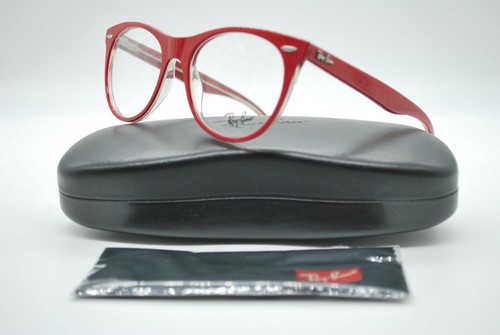 NEW RAY BAN RB 2185-V 5987 RED AUTHENTIC EYEGLASSES FRAMES RX 52-18 | eBay