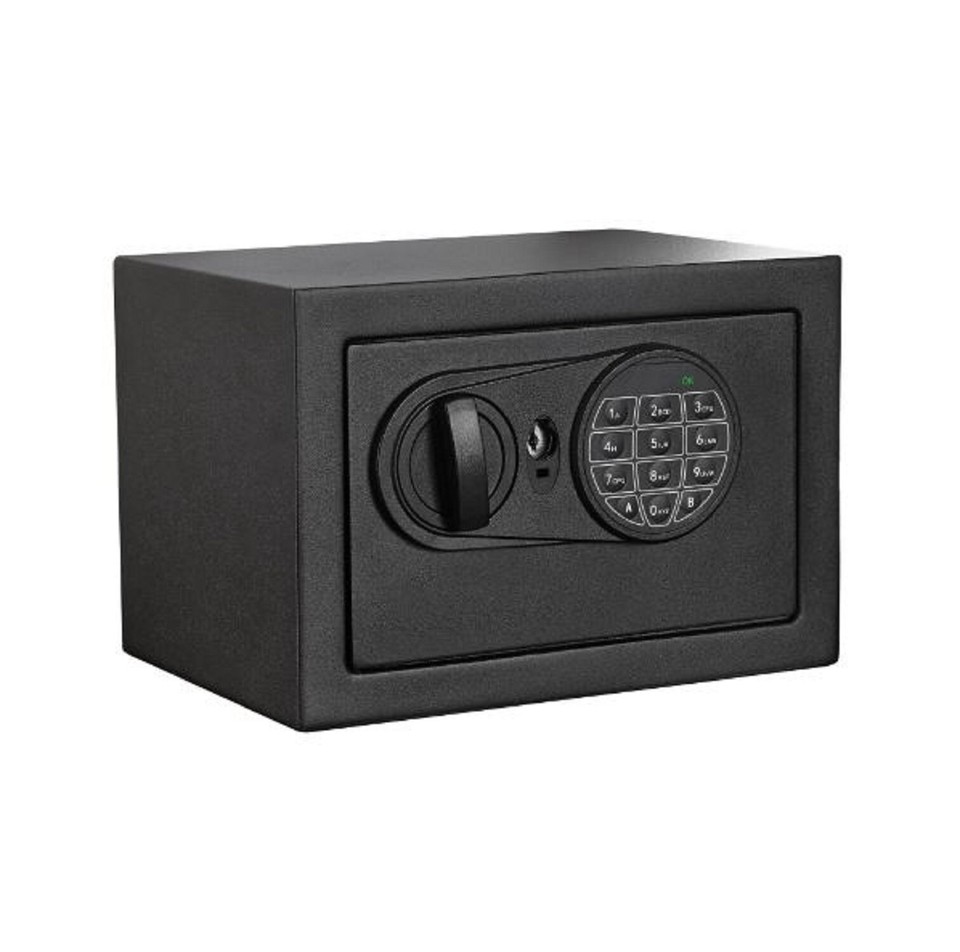 Pen + Gear 17SCM Small Digital Safes with Electronic Lock and Backup