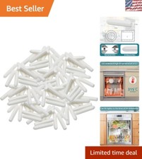 Effortless Installation 100pcs White Dishwasher Rack Tine Caps for Easy Repair